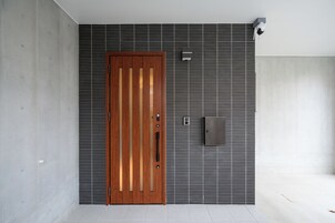 A szálláshely homlokzata