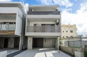 A szálláshely homlokzata