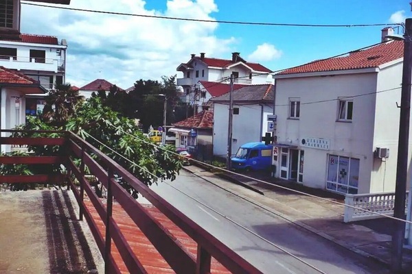 Blick von der Unterkunft