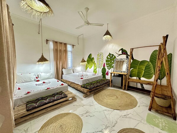 Perhesviitti | 1 makuuhuone, minibaari, yksilöllisesti sisustettu