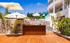 Bar (on property) - Chateau Moderne Luxury Villa in Paphos with private pool and gardens (St Georges Peyia)