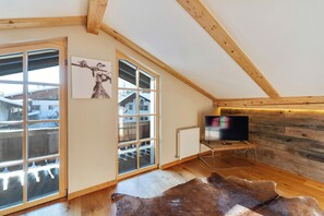 Appartement Luxe, vue montagne | Coin séjour