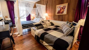 Family Quadruple Room, Non Smoking, River View | 1 bedroom, in-room safe, individually decorated, individually furnished