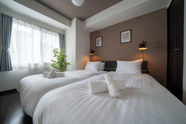 2 sovrum, strykjärn/strykbräda och gratis wi-fi