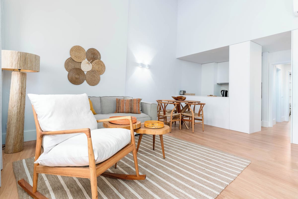 One-Bedroom Apartment with terrace | 전용 주방 | 커피/티 메이커, 냉장고, 전자레인지, 오븐