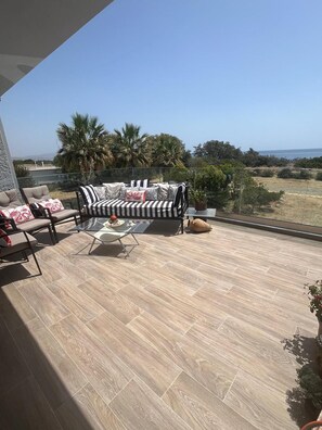 Terrace/patio - Villa Eleni (2W6C+CG4 South Rhodes, Greece)