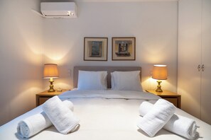 2 habitaciones, tabla de planchar con plancha, wifi y ropa de cama