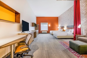 Een strijkplank/strijkijzer, gratis babybedden, gratis wifi, beddengoed