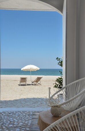 Honeymoon Seafront Suite Sea View with hot tub | View from room