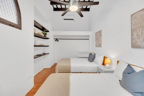 2 bedrooms, iron/ironing board