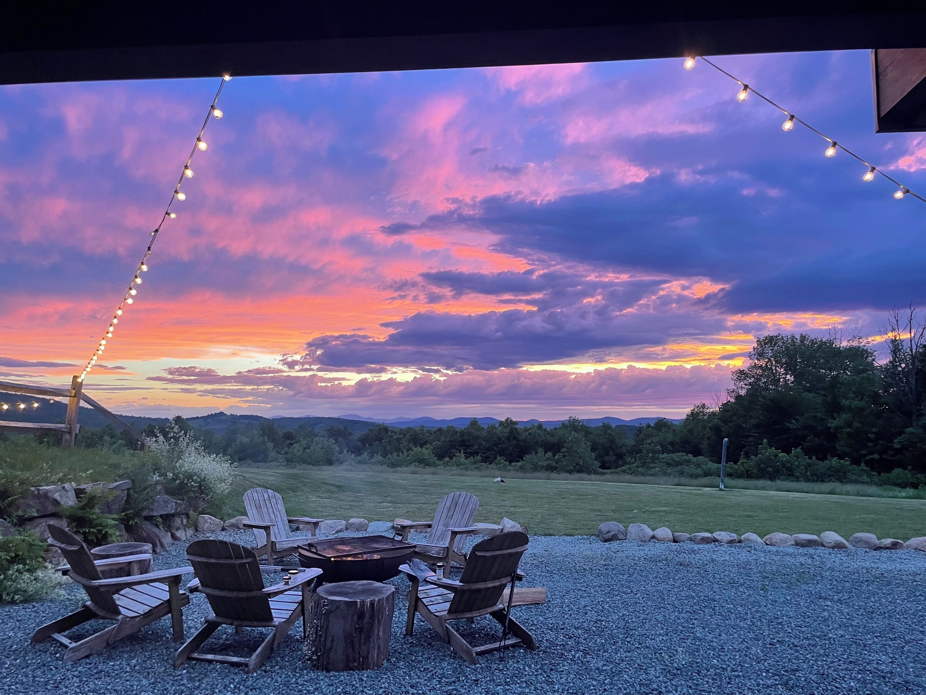 Breathtaking sunsets minutes from everything the White Mountains have to offer! 