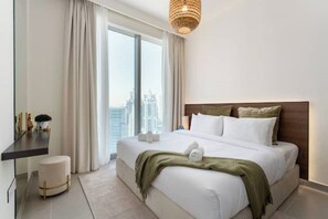 4 bedrooms, iron/ironing board, WiFi, bed sheets - ULTRA Luxury Family Friendly | Burj & Fountain (Dubai)