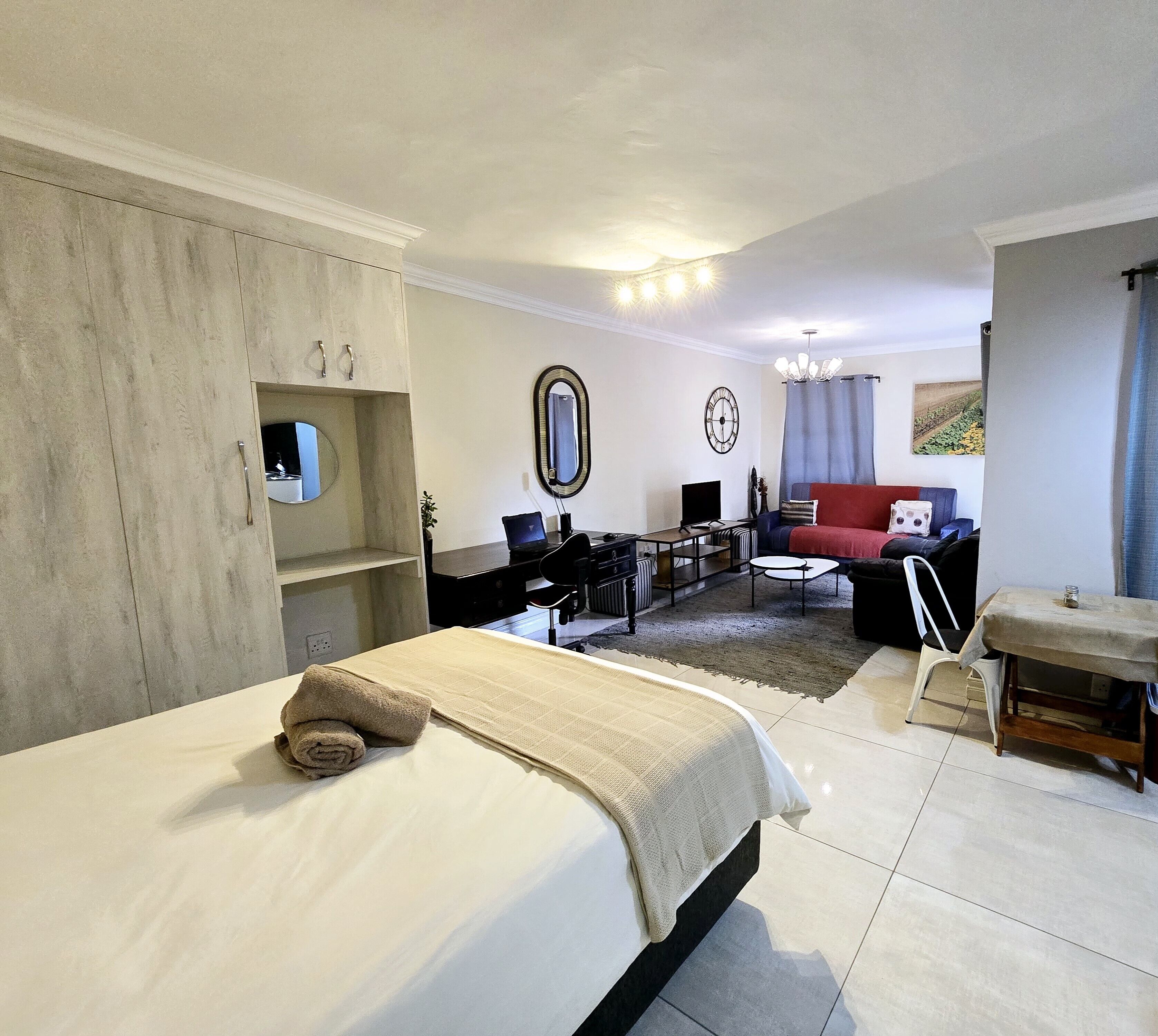 1 chambre, fer et planche à repasser, Wi-Fi, draps fournis