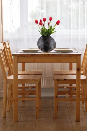 Apartment, 2 Bedrooms, Balcony | 2 bedrooms, bed sheets - White Apartment With Parking by Renters (Warsaw)