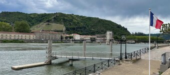 La Batellerie, view of the Rhône