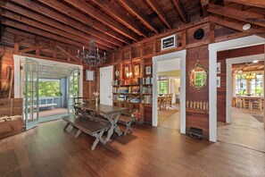 Dining - FULLER CAMP + Riverside + Swimming Hole - Surrounded by Private Property (Warren)