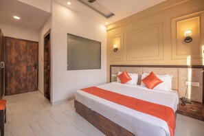 Habitación Premium doble, vistas a la ciudad | Sábanas de algodón egipcio y ropa de cama de alta calidad
