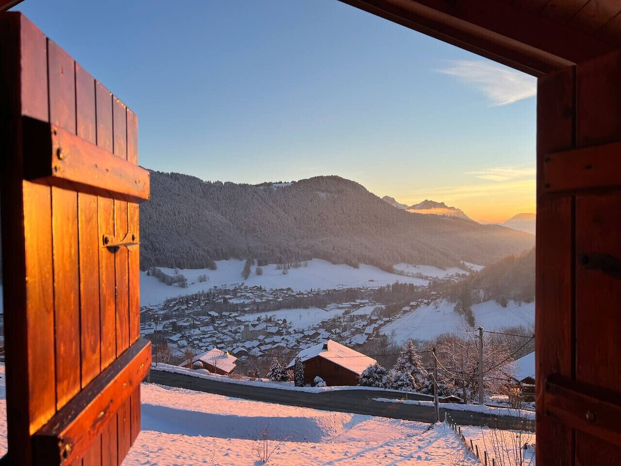 Vue depuis l’hébergement