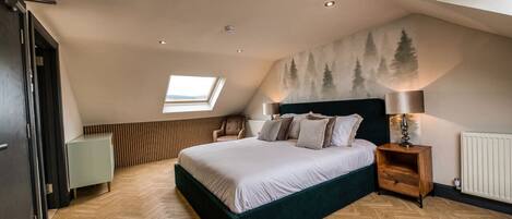 1 غرفة نوم ومكتب وواي فاي