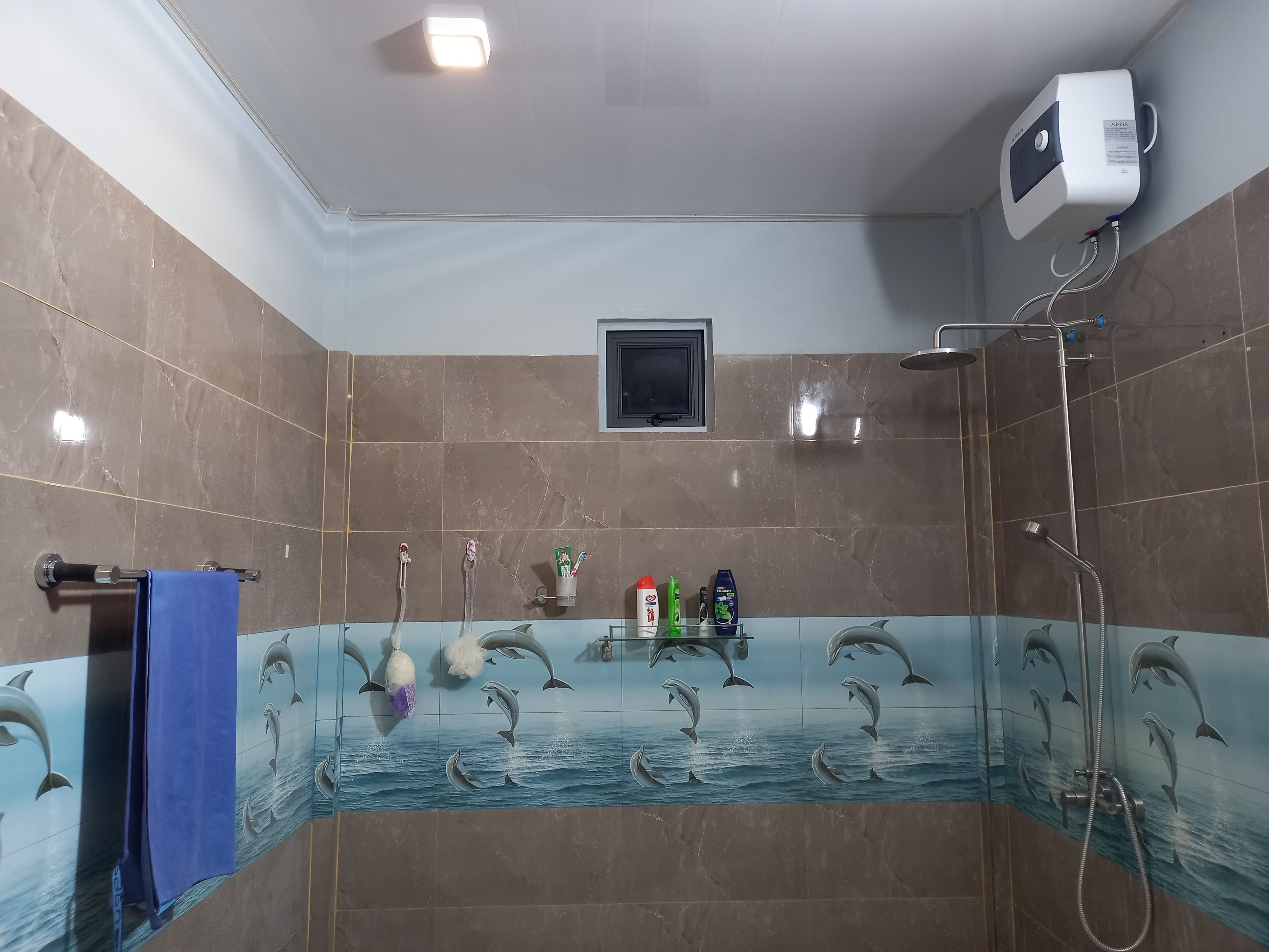 Kahden hengen standard-huone yhdelle | Kylpyhuone | Suihku, hiustenkuivaaja, pyyhkeet, saippua