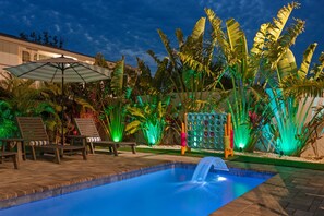 Una piscina climatizada