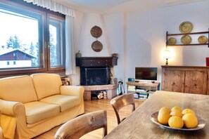 Fernseher, Kamin, Arbeitsbereiche