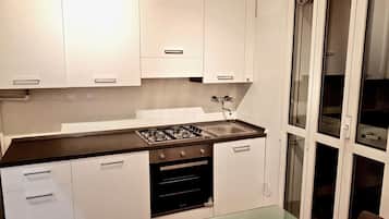 KĂŒhlschrank, Mikrowelle, Herdplatte, GeschirrspĂŒler