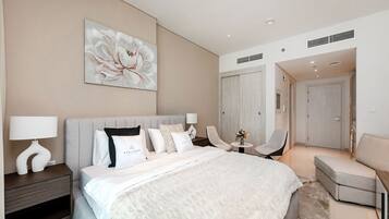 1 Schlafzimmer, Minibar, Verdunkelungsvorhänge, schallisolierte Zimmer