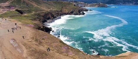 Accommodatie ligt op het strand
