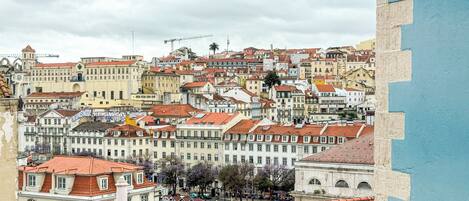 Vue depuis lâhĂ©bergement
