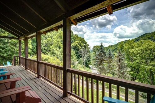 Firepit, Log Cabin, Views, Fireplace, pet friendly