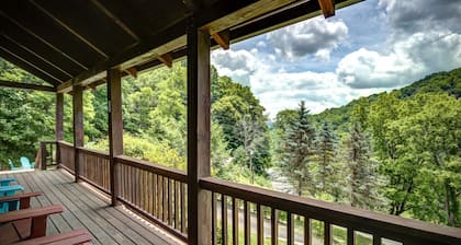 Firepit, Log Cabin, Views, Fireplace, pet friendly