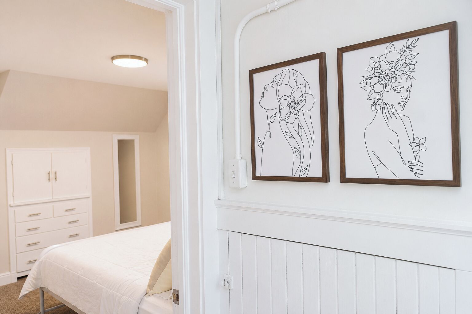 2 chambres, fer et planche à repasser, lit parapluie, Wi-Fi gratuit