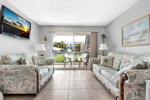 Condo, Multiple Beds (Villas on the Gulf unit H5) | Living area
