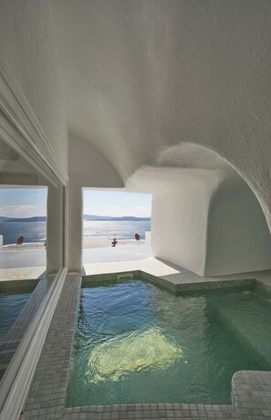 Una piscina climatizada