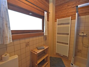 Douche, serviettes fournies