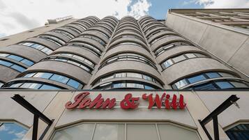 Fassade der Unterkunft