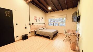 Apartment (#201) | Desk, laptop workspace, iron/ironing board, free WiFi