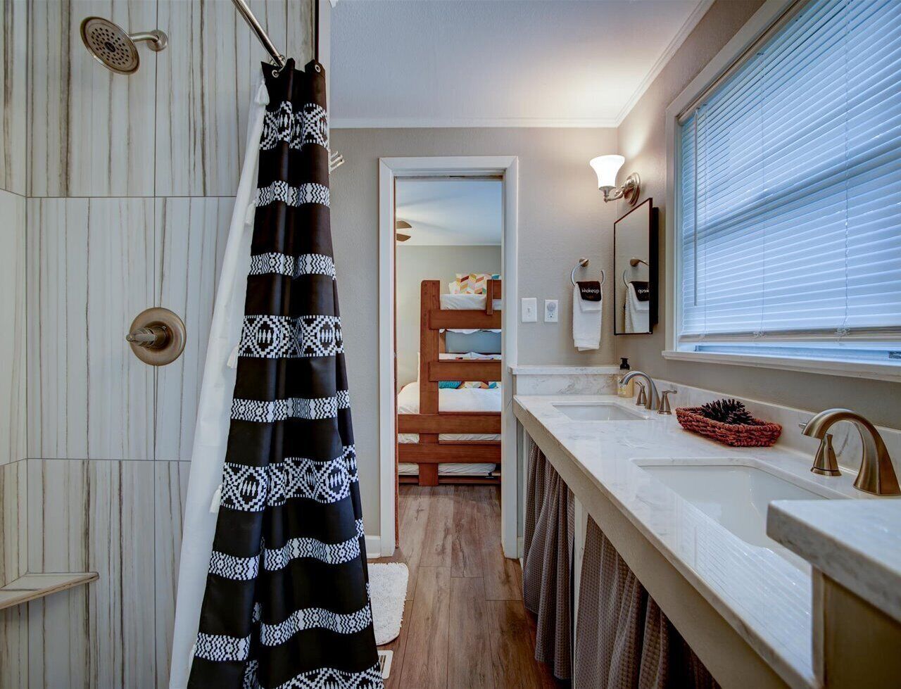 Hair dryer, towels