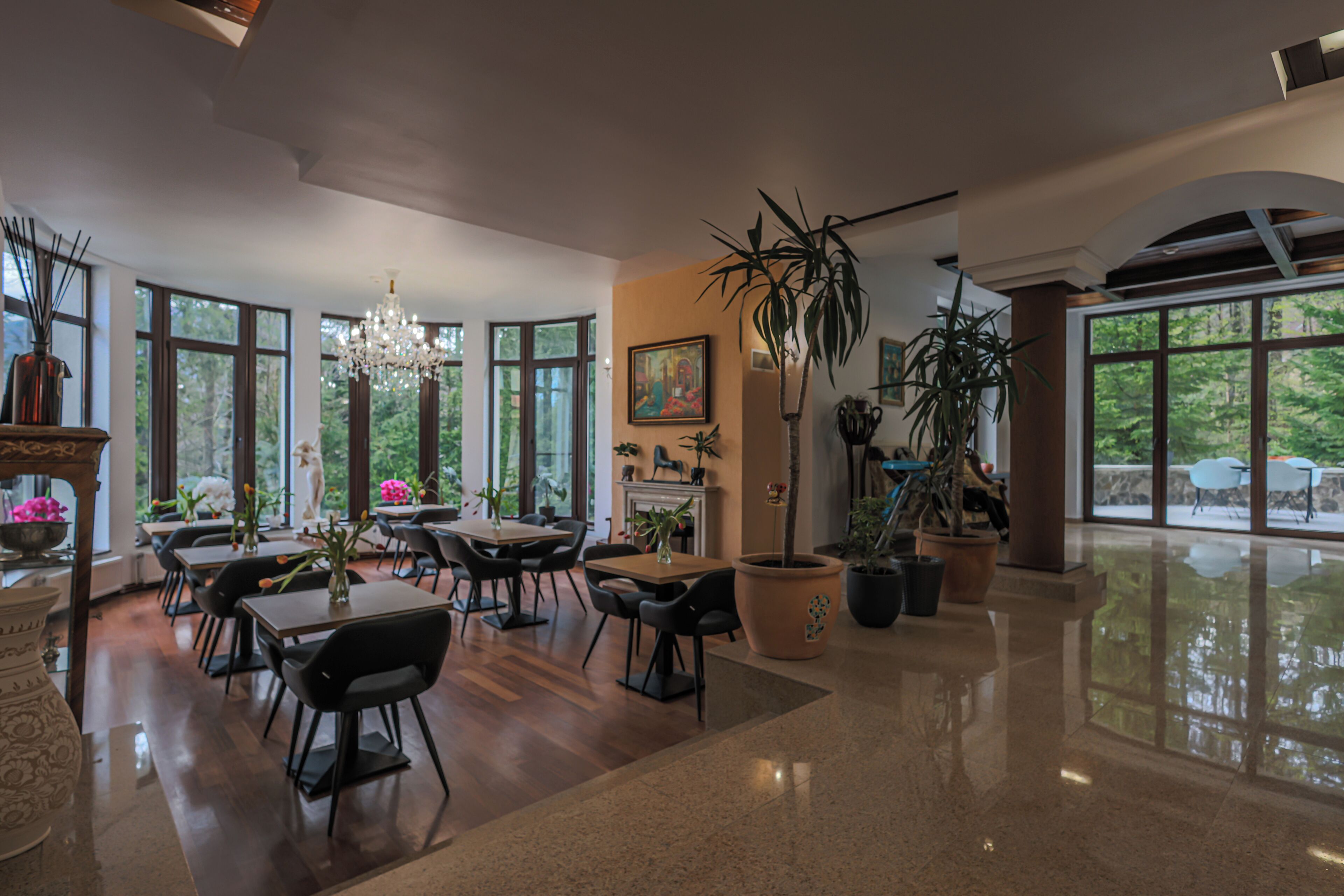 Lobby sitting area