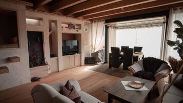 Tv, dvd-afspiller, stereoanlæg