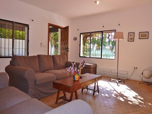 TV, fireplace, table tennis