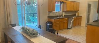 Large 1 level House in the Pines, 4 car garage, short walk to CBC
