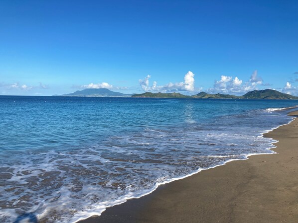 Sun-loungers, beach towels