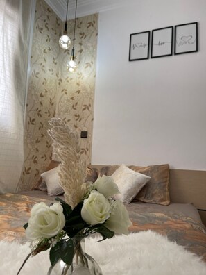 2 soverom, strykejern/-brett, wi-fi og sengetøy