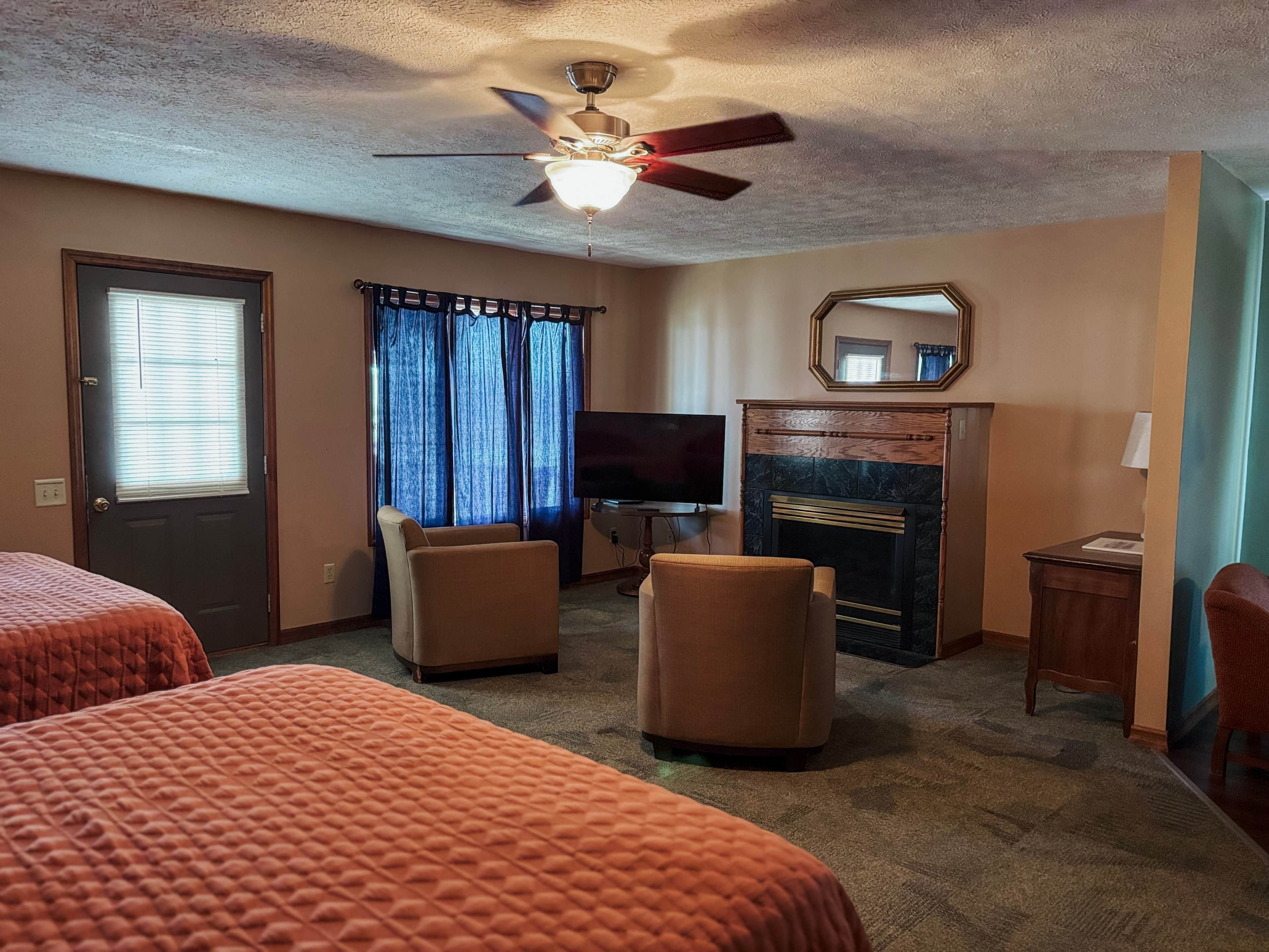 1 habitación, tabla de planchar con plancha, internet y ropa de cama 