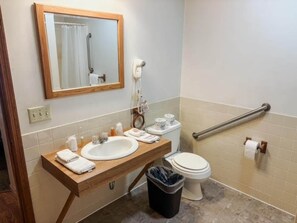 Hårtork och handdukar