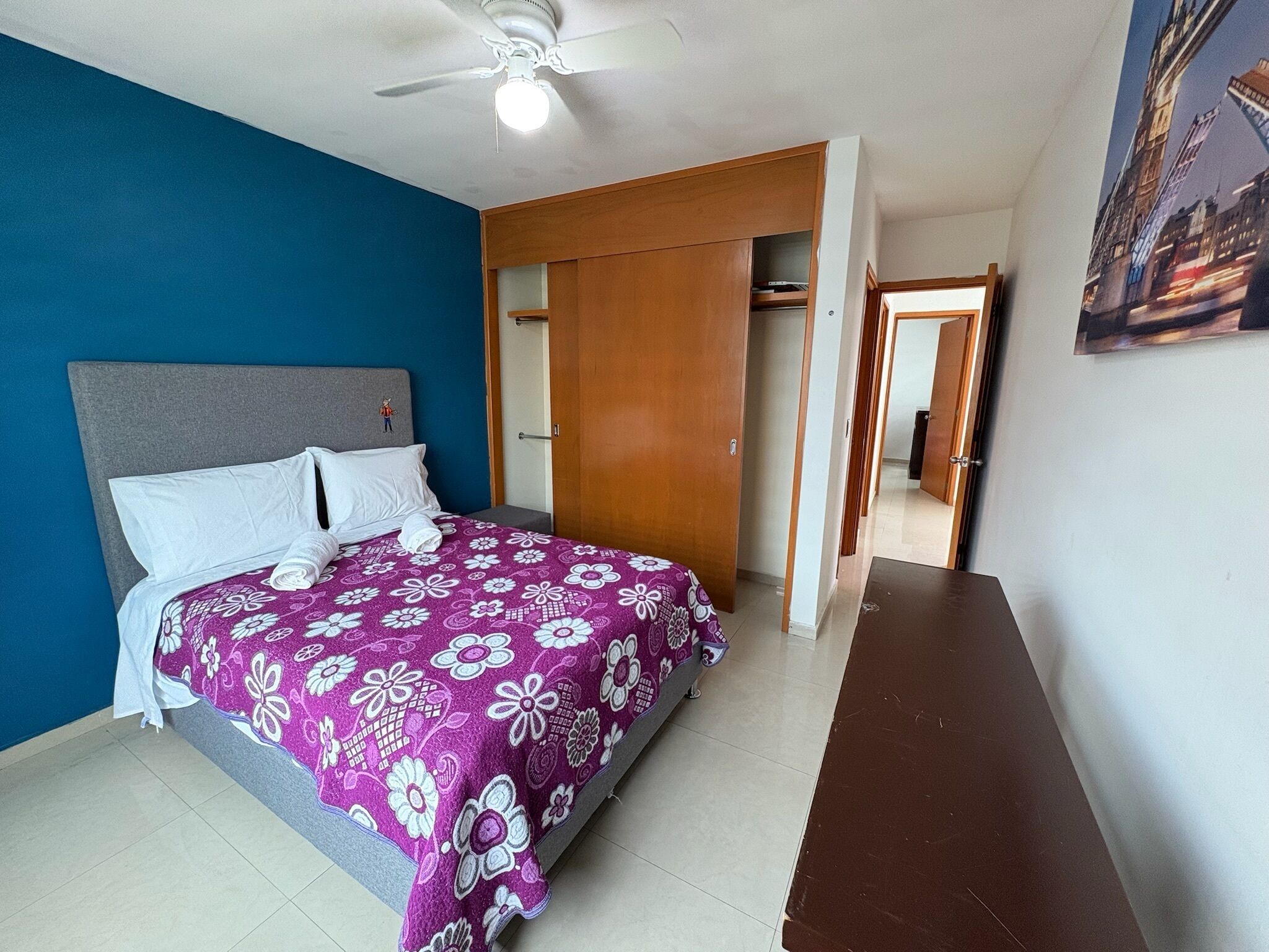 3 bedrooms, iron/ironing board, free WiFi