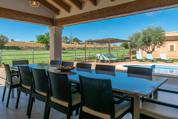 Opções para refeição ao ar livre