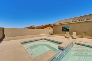 Una piscina climatizada